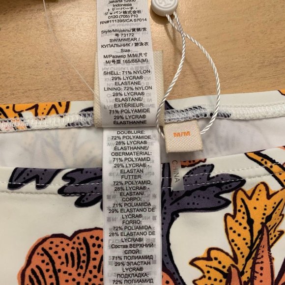 NWT Tory Burch Printed High-waisted Bikini Bottom - Picture 9 of 9